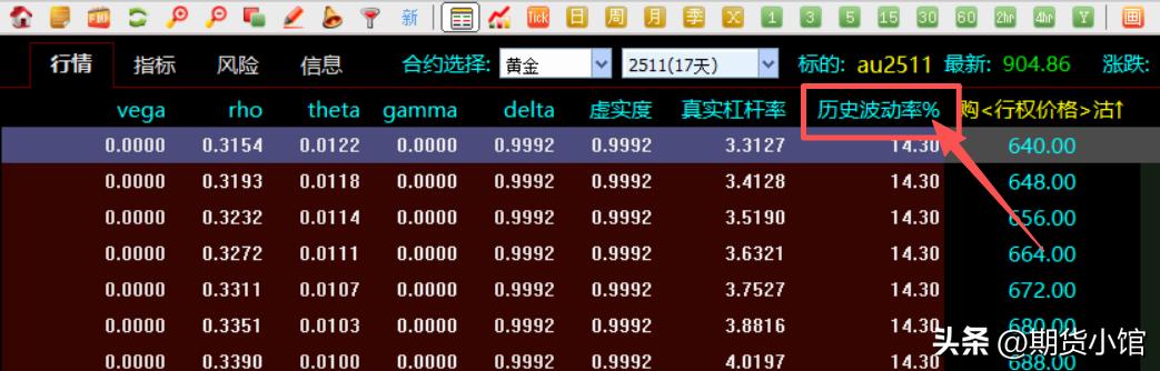 隐含波动率_期权定价模型实例_期权时间价值