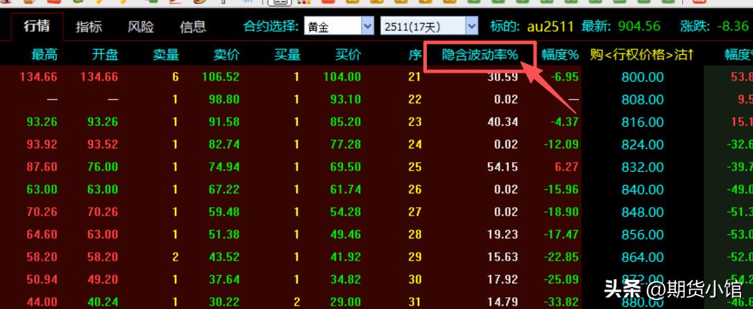 期权时间价值_期权定价模型实例_隐含波动率